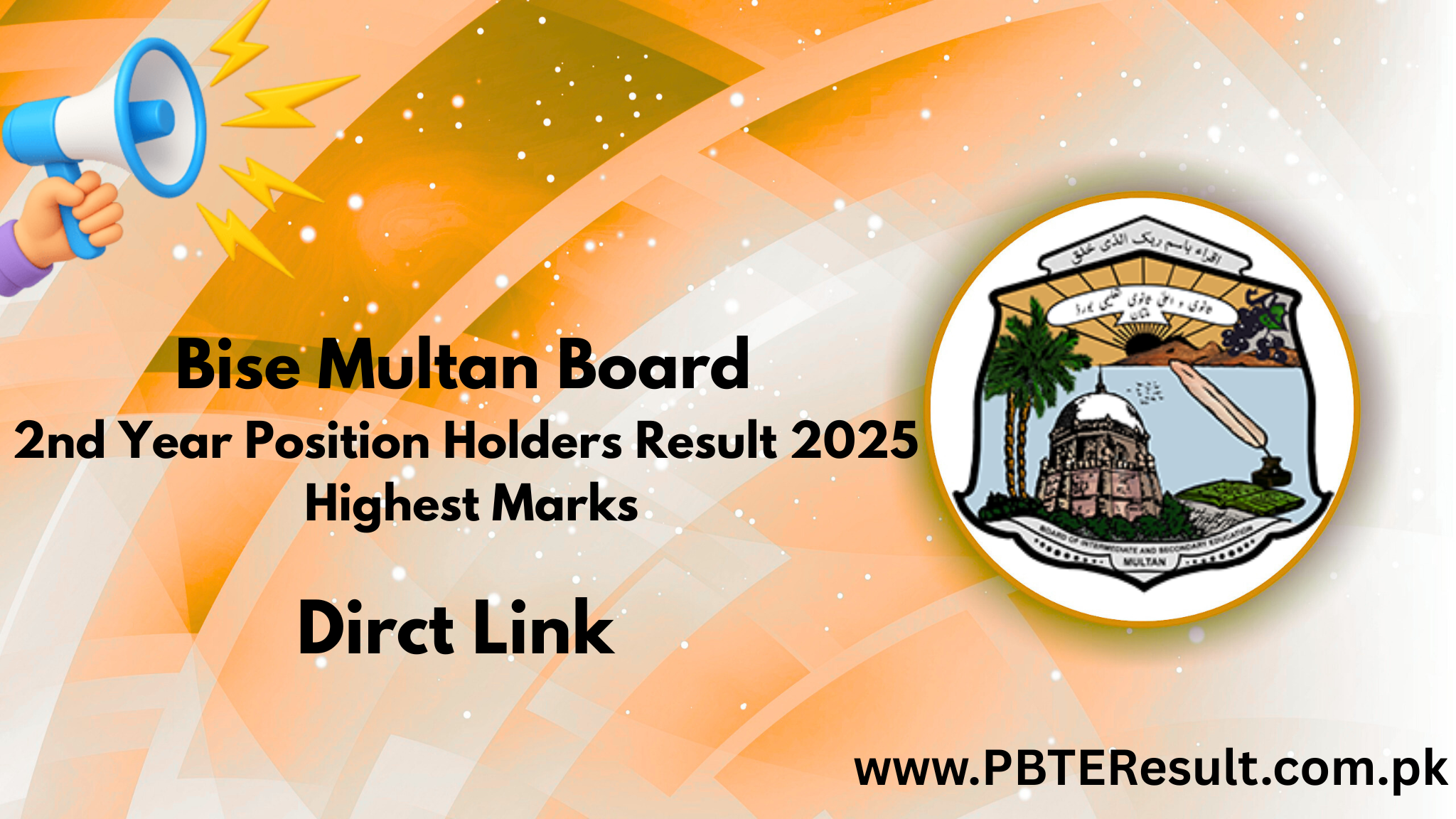 Bise Multan Board 2nd Year Position Holders Result 2025 Announced