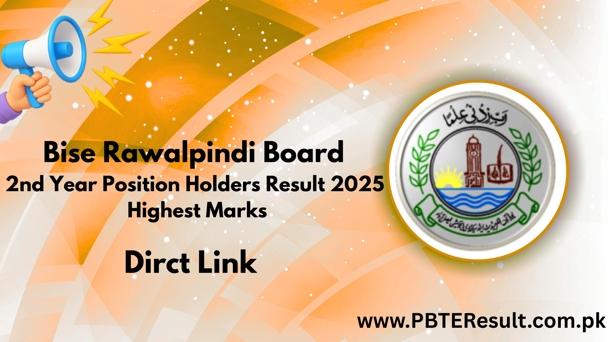 Bise Rawalpindi 2nd Year Position Holders Result 2025 Highest Marks